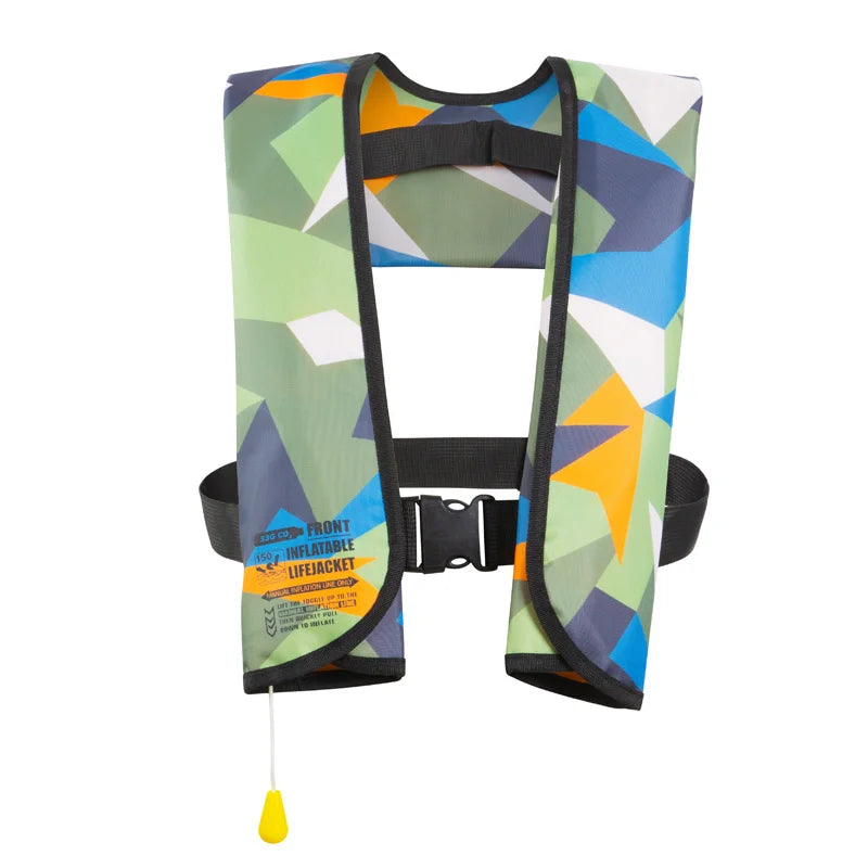 New Auto Self-inflatable Life Vests Manual Boating Life Jackets Adult PFD 150N for Water Sports Fishing Rafting Accessories