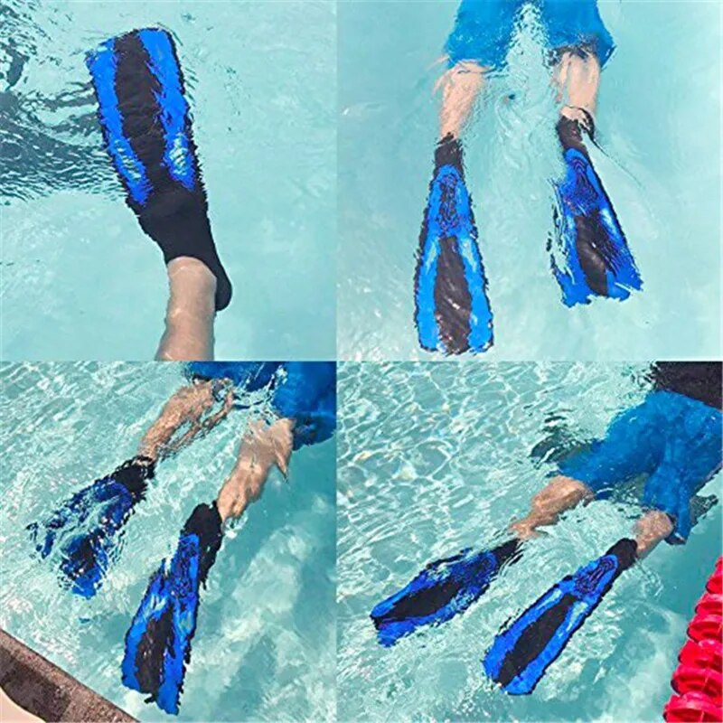 Brand Fn-600 Snorkeling Diving Swimming Fins Adult Flexible Comfort Swimming Fins Submersible Long Foot Flippers Water Sports