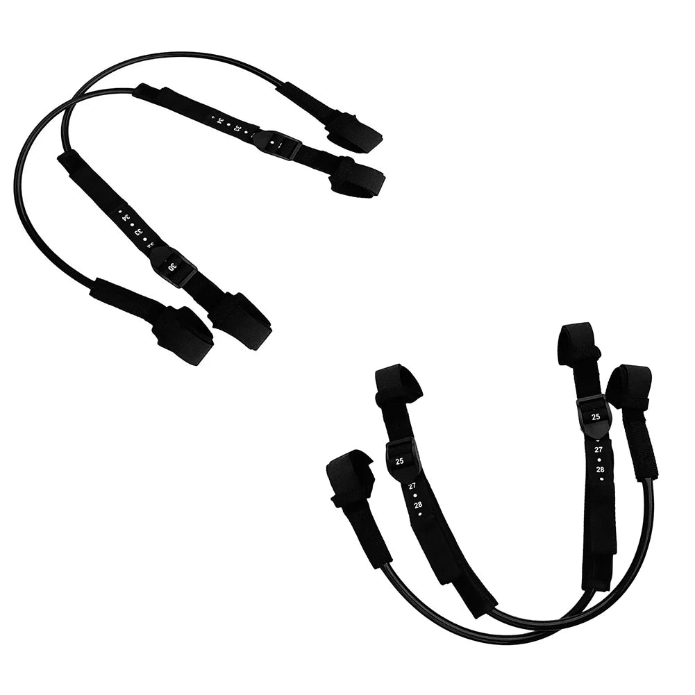 NonSlip Adjustable Windsurfing Harness Line 2 Pieces Heavy Duty PU Material Suitable for Windsurf and Surfing Gear Replacement