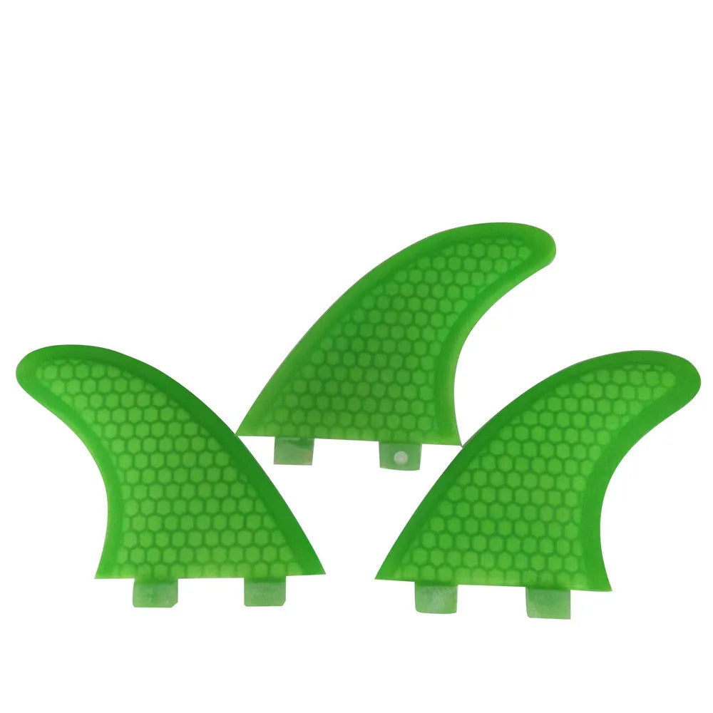 M Tri Surf Fin Fibreglass Honeycomb Surfboard Fin Double Tabs Quilla UPSURF FCS FINS G5 For Fish/Shortboard/Funboard Stabilizers