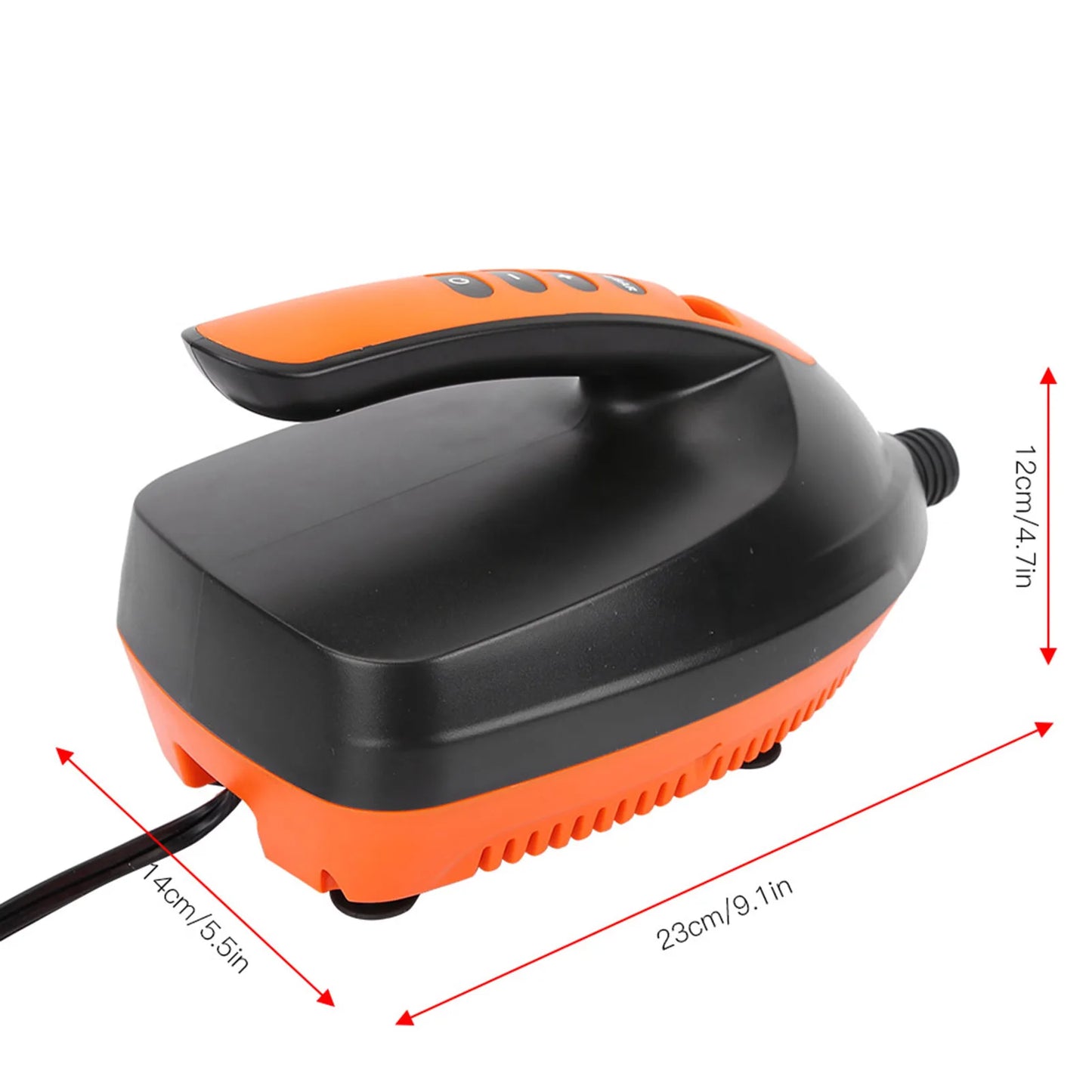 Air Pump Electric Inflatable Air Pump Rechargeable Pump High Pressure Portable 12V Digital Air Pump for SUP & Paddle Board Pump