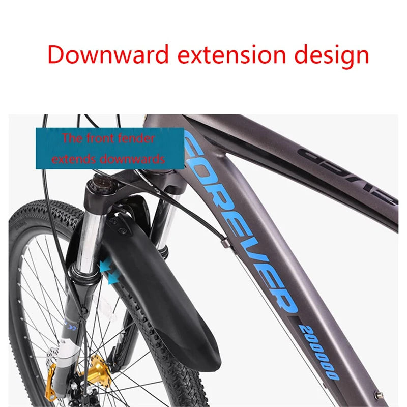 2pcs Bicycle Fender PP Soft Plastic Suitable Bicycles MTB DH Rear Shock BIKE Thicken Splash Protection Accessory