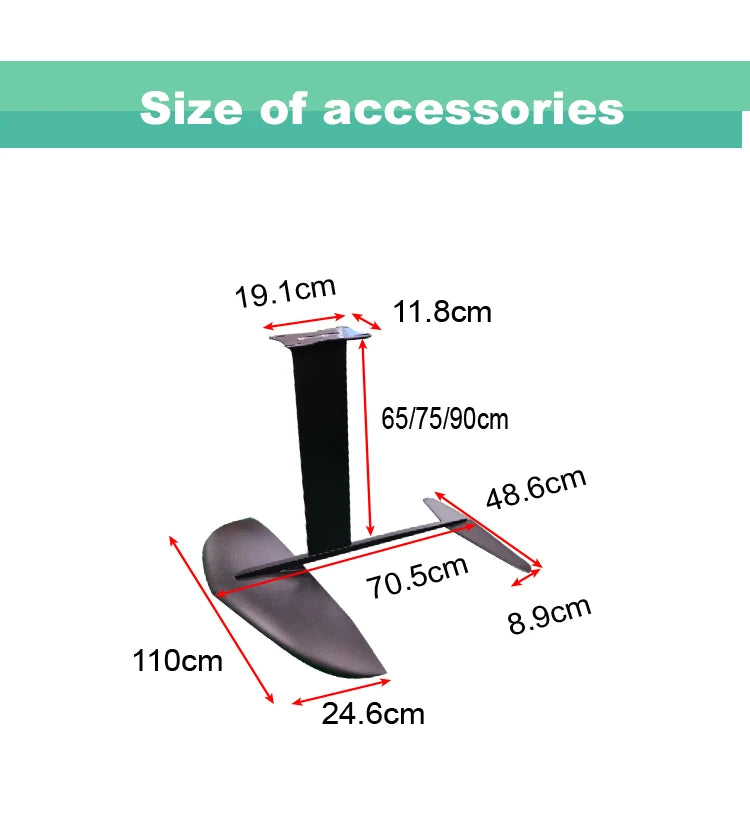 Airo New Design Carbon Handle Hard Inflatable Wing Foiling Favorite Surf Hydrofoil Windsurf Kite Wind Surfer Board Sail Factory