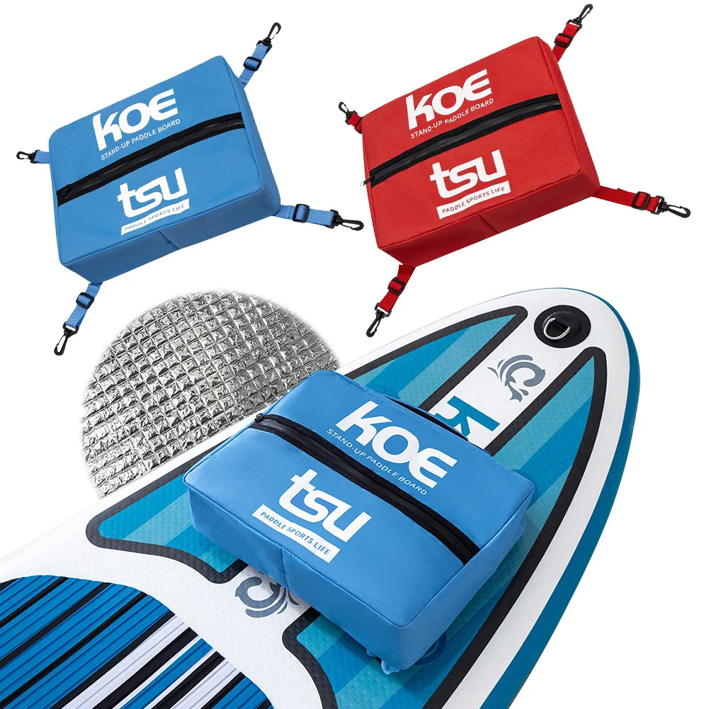 Sealed Zipper Food Storage Bag Large Capacity Portable Surfboard Insulated Bag Adjustable SUP Board Cooler Bag Kayak Accessories