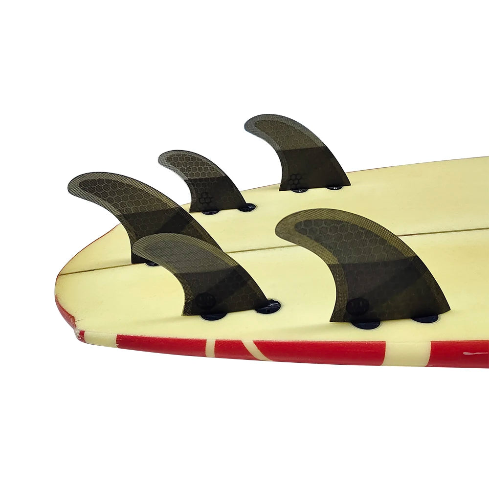 Tri-quad Fin Set UPSURF FCS Surfboard Fins G5+GL(4-5 Fins) Fiberglass Honeycomb UP Surf Fins Quilhas Surfing Accessoriea