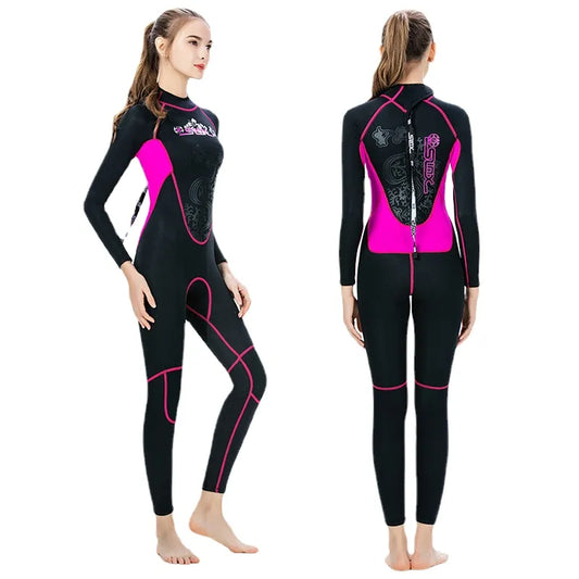 Slinx 3mm wetsuits feminino aqualung neoprene equipamento de mergulho surf terno molhado macacão ternos para água fria