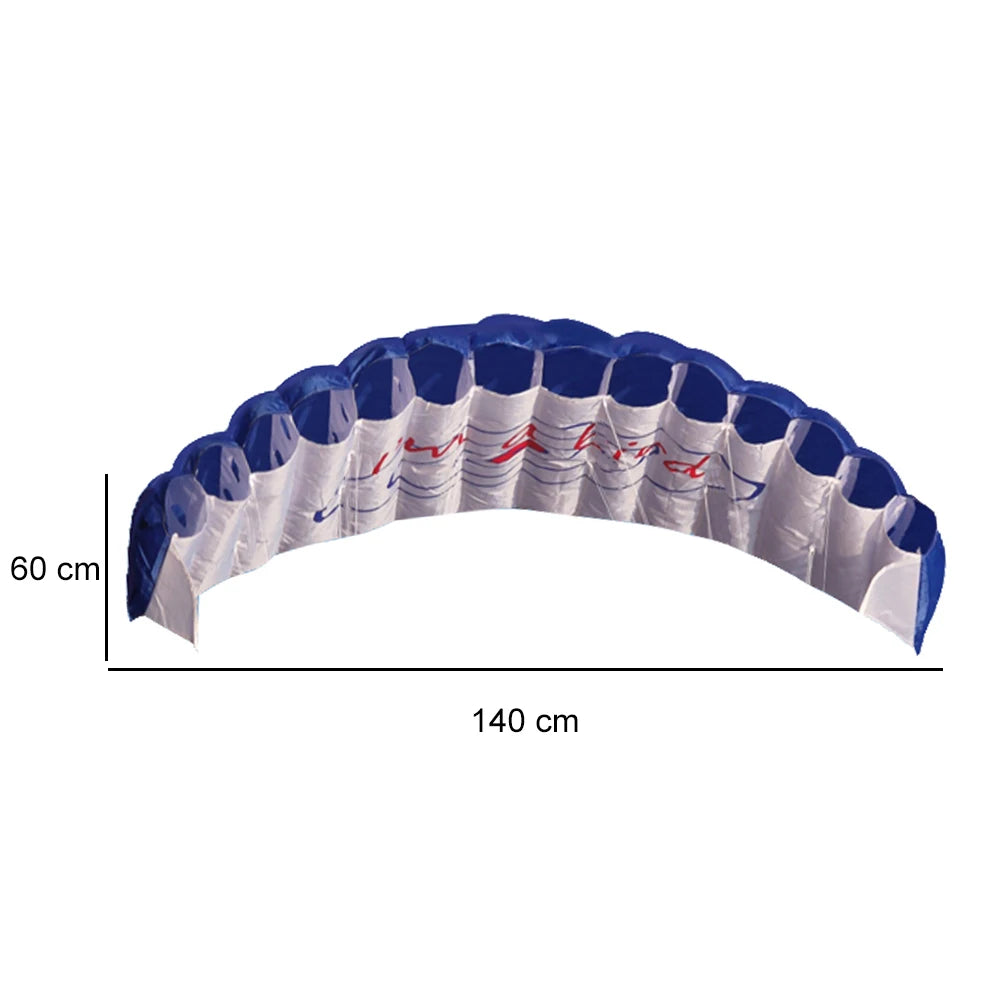 Line Power Kitesurf High Quality Double Line Parachute Kites Professional Large 1.4m for Beach Outdoor Fun for Adults Children