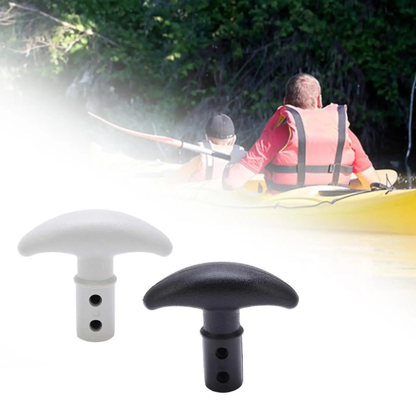 Boat Oar Replacement T-Handle Fitting Easy Install Fine Craft Compact Portable