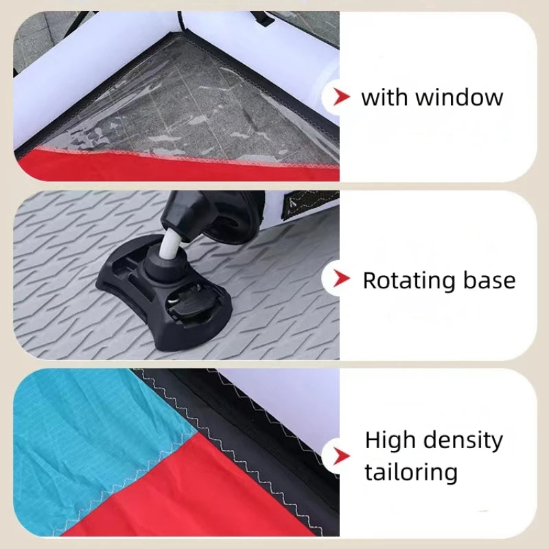 【Hot】Inflatable Windsurf Sail & Surfboard Wing Paddle Board, Kitesurfing Wind Surfing Water Sports Gear