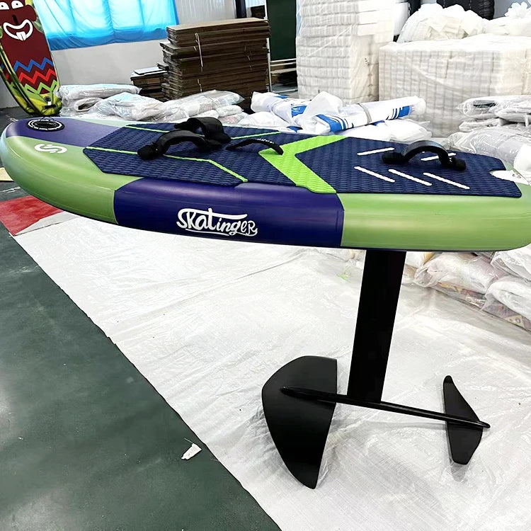 Placa de folha inflável Wingsurfing HydroFoil Surf Boards Inflável Sup Kitesurfing Foil Board 145l