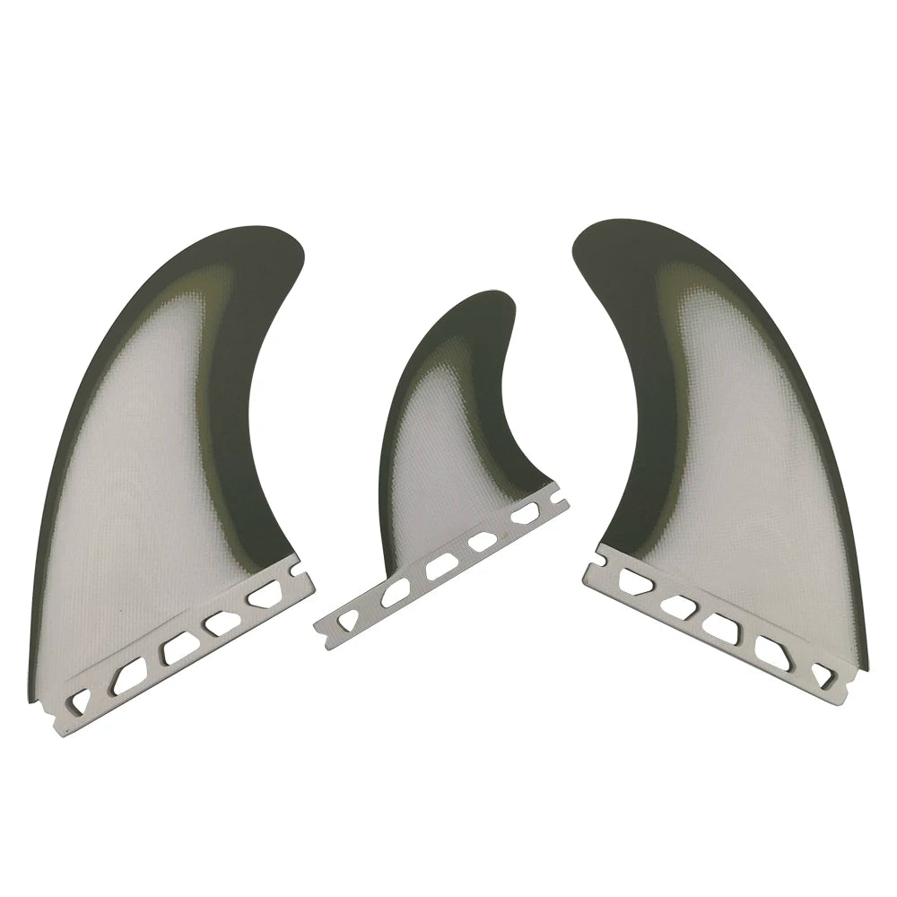 UPSURF Future Quilhas Tri Fins T1 3 FINS Thruster Fiberglass Surfboard Fins Single Tab Surfing Equipment Accessory Tabla de Surf
