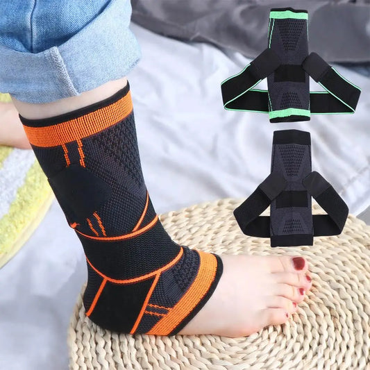 Achilles Tendon Retainer Nylon Elasticity Foot BraceTop Black Fixed Ankle Ankle Brace Foot Protection Foot Guard Ankle Support