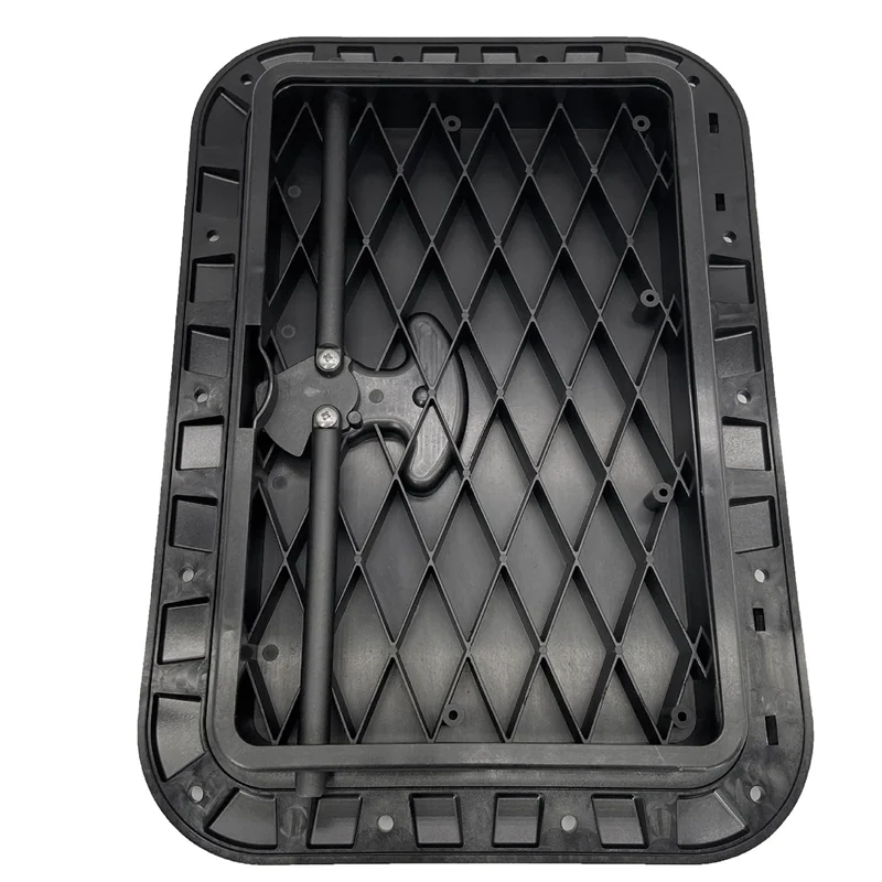 Marine Deck Plate Square Hatch Pull Out Handle Hatch for Boat Kayak Canoe Boat Parts Accessories