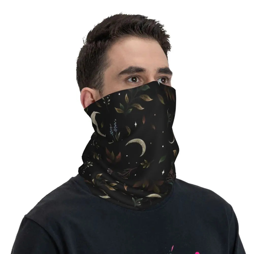 Fashion Men Women Head Face Neck Sunshade Collar Scarf Sports Crescent Moon Garden Headwear Scarf