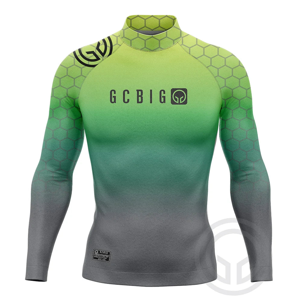 Surf Surfing Shirts Men Rash Guard Surfing Diving Suits Swimwear Long Sleeve Swim Tops Swimming Tight Surf T Shirt