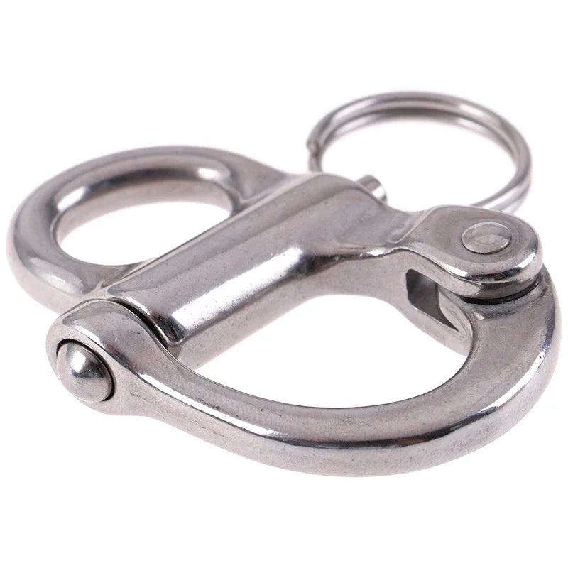 316 Stainless Steel Rigging Sailing Fixed Bail Snap Shackle Yacht Outdoor Living