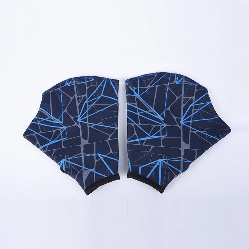 Unisex Nylon Gloves Aquatic Swimming Webbed Gloves Water Training Hand Webbed Hands Webbed Flippers Gloves Dive Hand Equipment