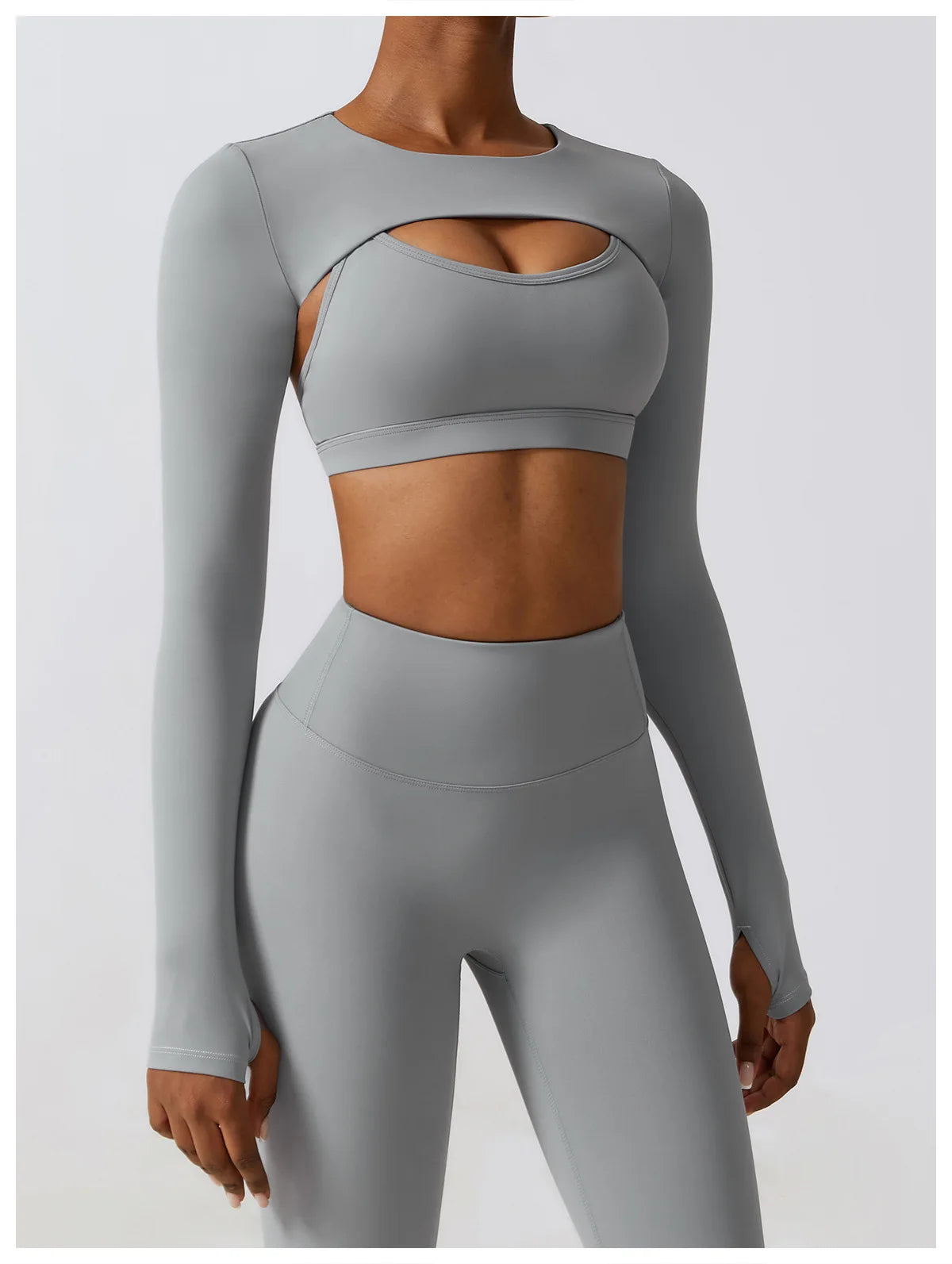 New Sports Camisole Yoga Long Sleeved Shawl Yoga Top Nude Fitness Yop Gym Push Ups Workout Top Running Sports Smock