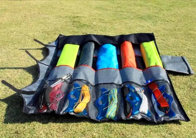 Frete grátis saco de kite dublê quad linha power kite voando pacote brinquedos para adultos kites náilon acessórios kite windsurf pára-quedas
