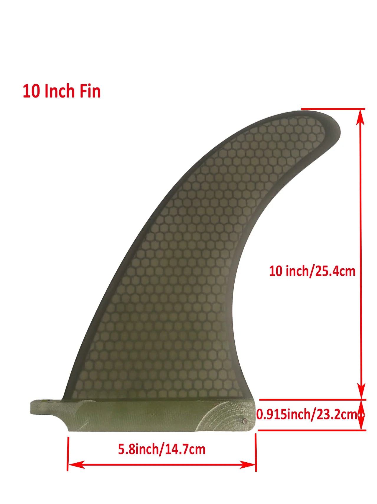 7/8/9/10 Inch Surf Fin Honeycomb Fiberglass SUP Board Fin For Surfboard Longboard Surfing Water Sport Accessories