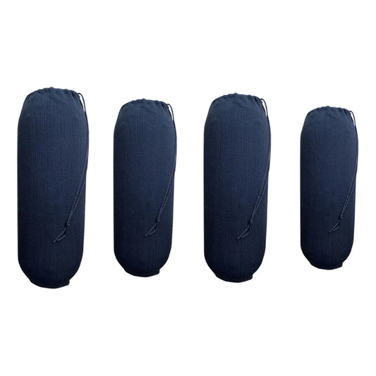 Black Boat Fender Cover Anti Collision Thicken Touch Ball Sleeve Boat Bumper Covers Sleeve for Marine Boat Yacht Mooring Sailing