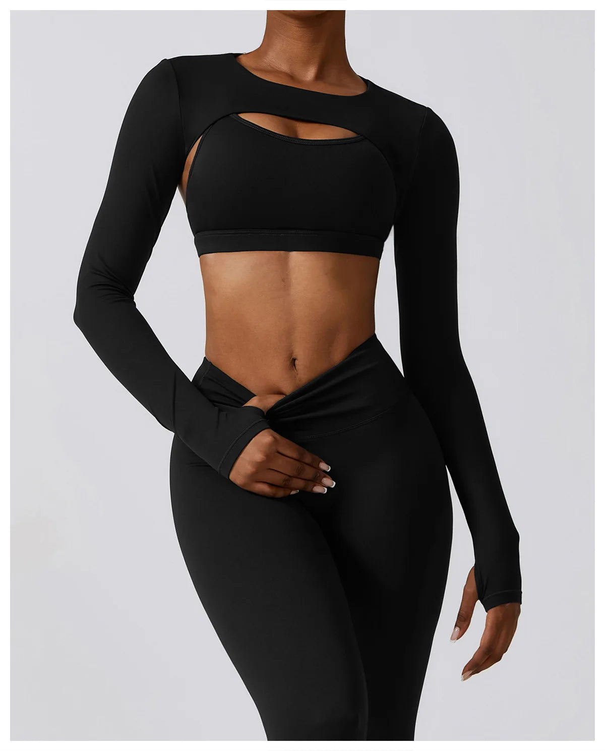 New Sports Camisole Yoga Long Sleeved Shawl Yoga Top Nude Fitness Yop Gym Push Ups Workout Top Running Sports Smock