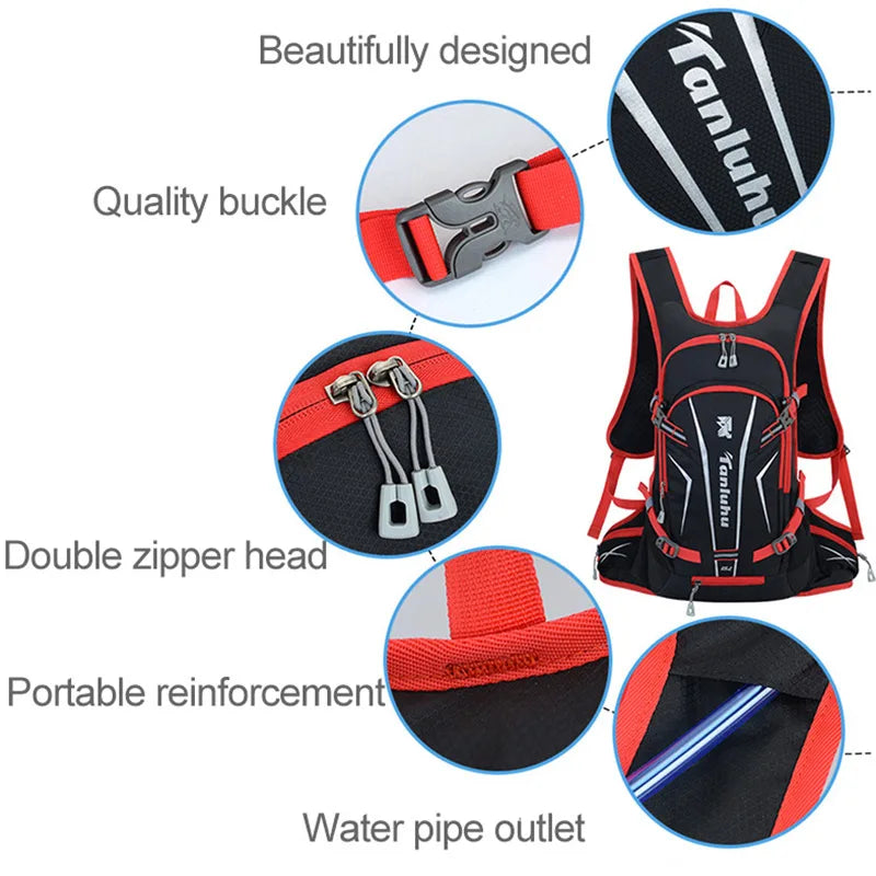 25l esporte ao ar livre ciclismo correr saco de água capacete armazenamento hidratação mochila ultraleve caminhadas bicicleta equitação pacote bexiga mochila