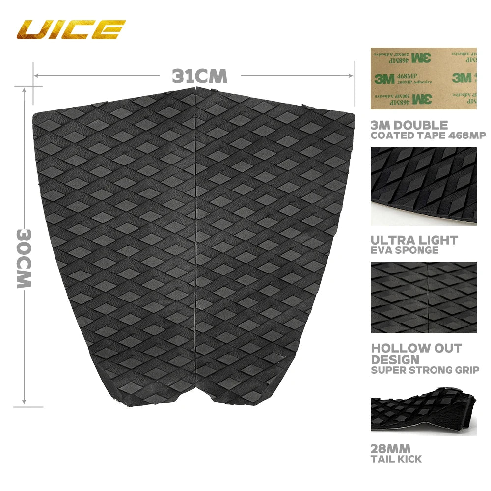 Promotional SUP Board Surf Traction Pad Surf Deck Pad Surf Grip EVA For Surfboard Longboard Paddle Board Combination Pad
