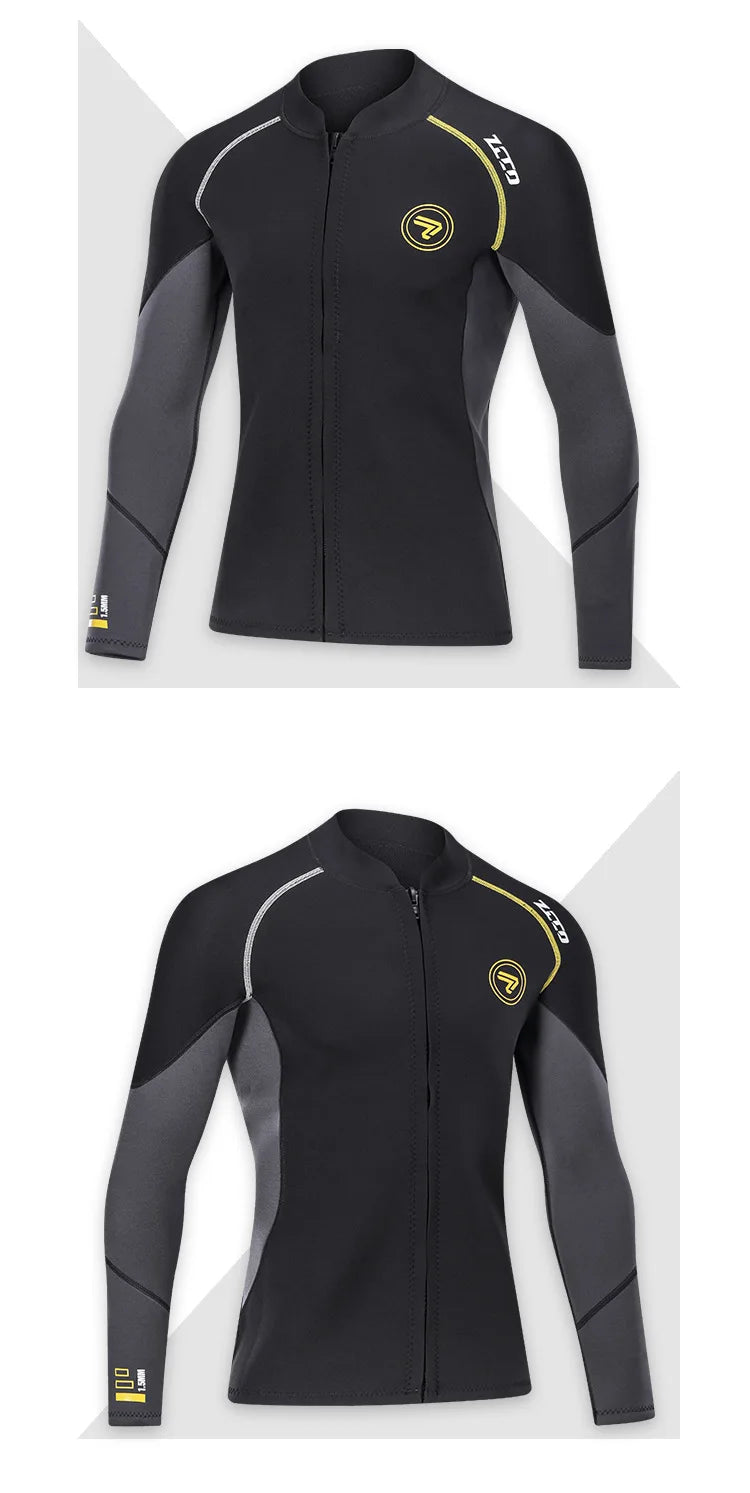 Premium Neoprene Wetsuits for Men 1.5mm/3mm Wetsuit Surf Suits Pant Top One-Piece Swimsuits Wet Suit for Scuba Diving Snorkeling