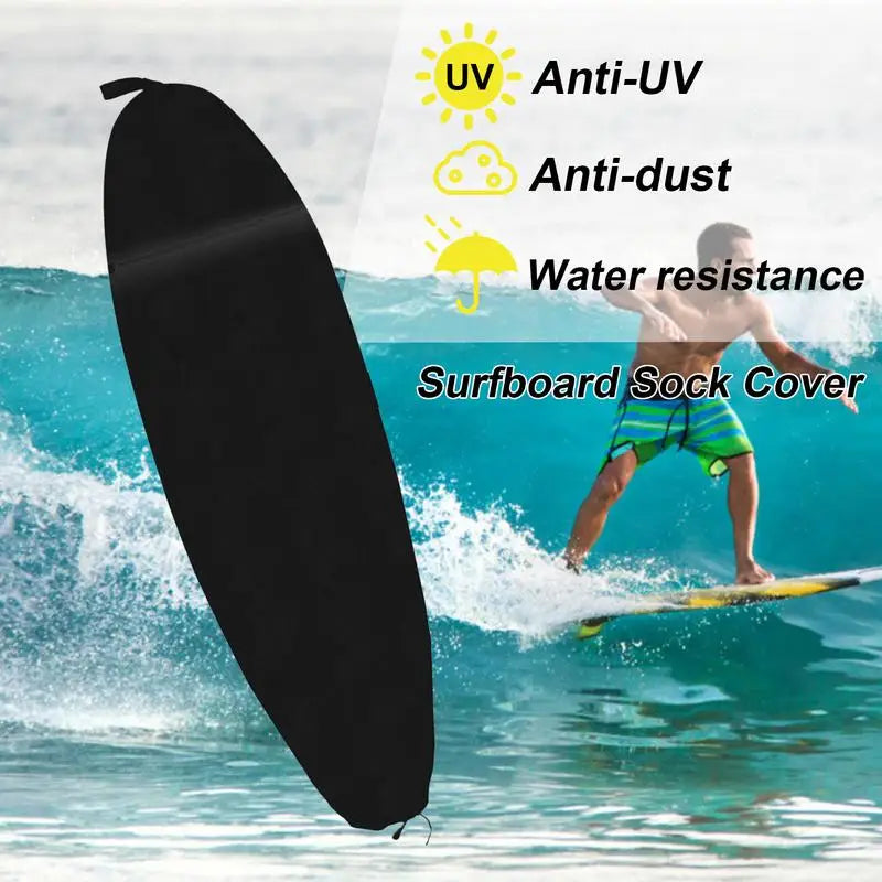 Capa protetora para prancha de surf, 3 tamanhos, elástica, meias, snowboard, bolsa de armazenamento, acessórios esportivos de surf