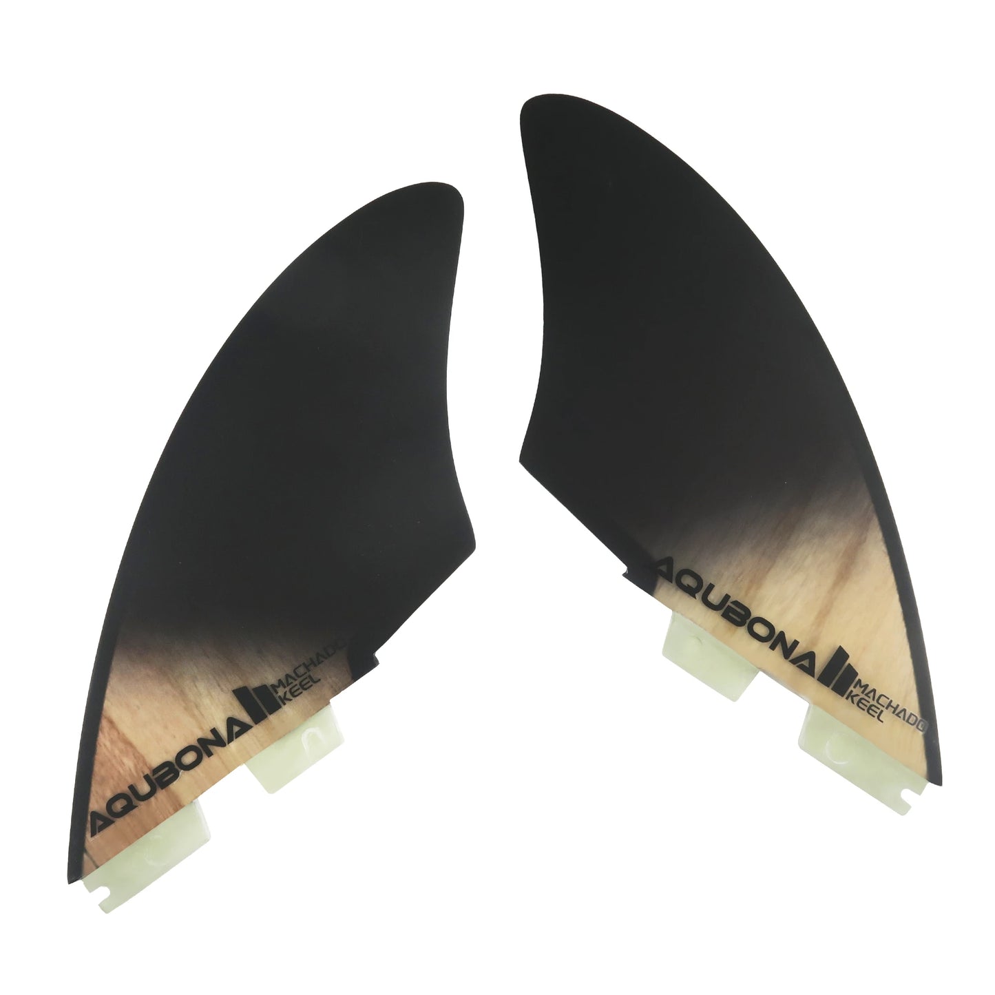 Surfboard Twin Keel Fins (2 Fins) Dual Tab Single Tab Sizes for Longboard Surfboard Funboard