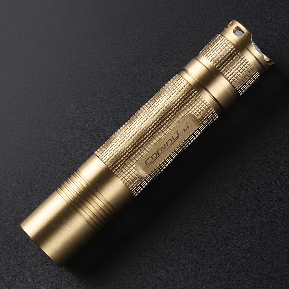 brass convoy S2+ 18650 flashlight