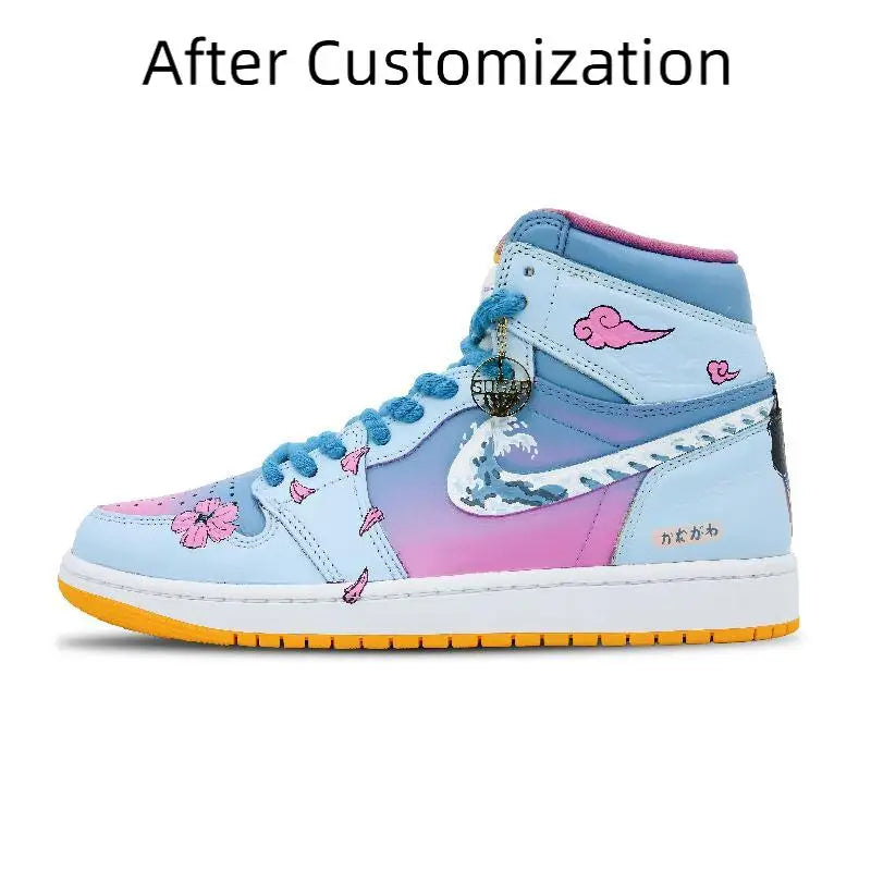 【Customize】Jordan Air Jordan 1 Vintage Basketball Shoes Unisex Sneakers shoes 555088-706