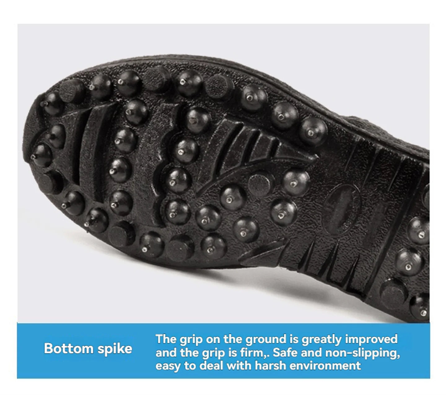 Yonsub Neoprene Adult Outdoor Rock Fishing And Reef Climbing Shoes , Sole Spikes Wear-resistant Non-Slip Wading Aqua Shoes