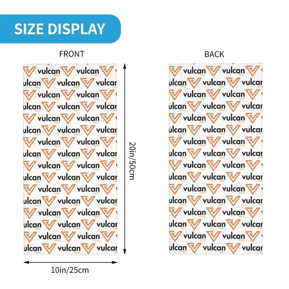 Vulcan Motorcycle Modren Bandana Neck Cover Printed Wrap Scarf Multi-use Headwear Outdoor Sports Unisex Adult Washable