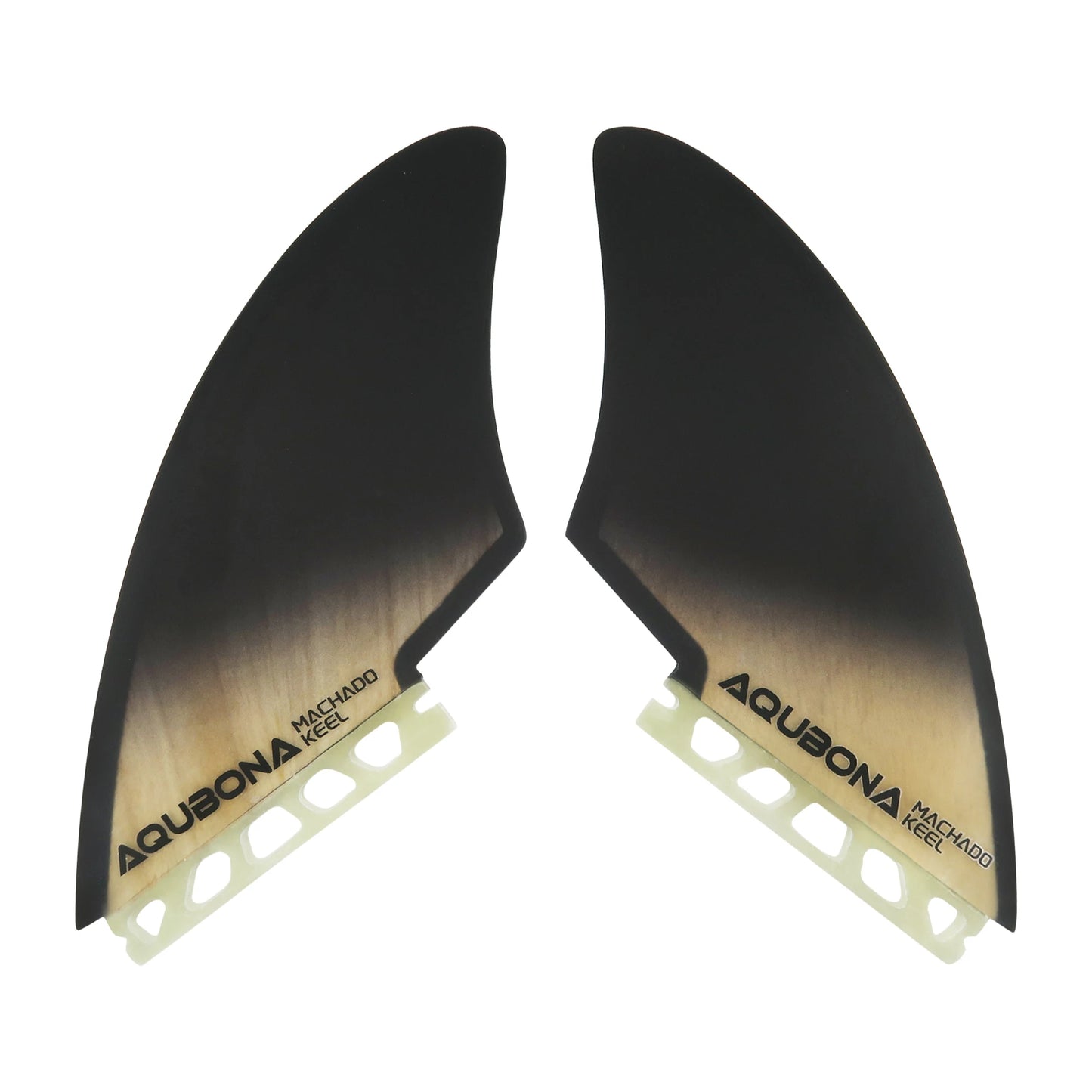 Surfboard Twin Keel Fins (2 Fins) Dual Tab Single Tab Sizes for Longboard Surfboard Funboard