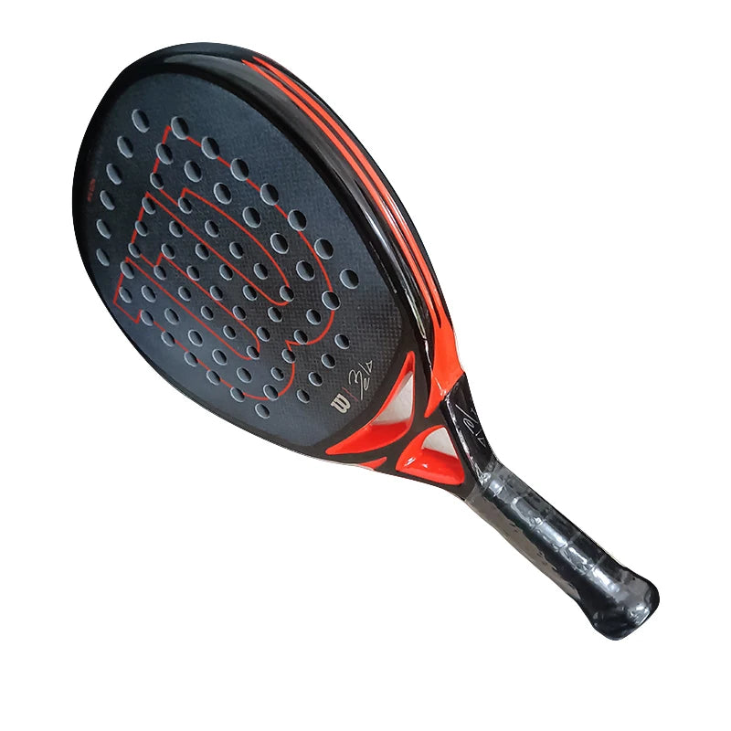 2024 New Pala Padel Paddle Tennis Racket Soft Face Carbon Fiber Soft EVA Face Sports Racquet Outdoors Equipment