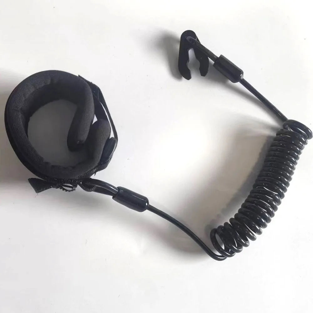 Motor Boat Outboard Floating Safety Rope Flameout Rope Motorboat Engine Emergency Stop Kill Switch Key Wrist Lanyard For Jet Ski