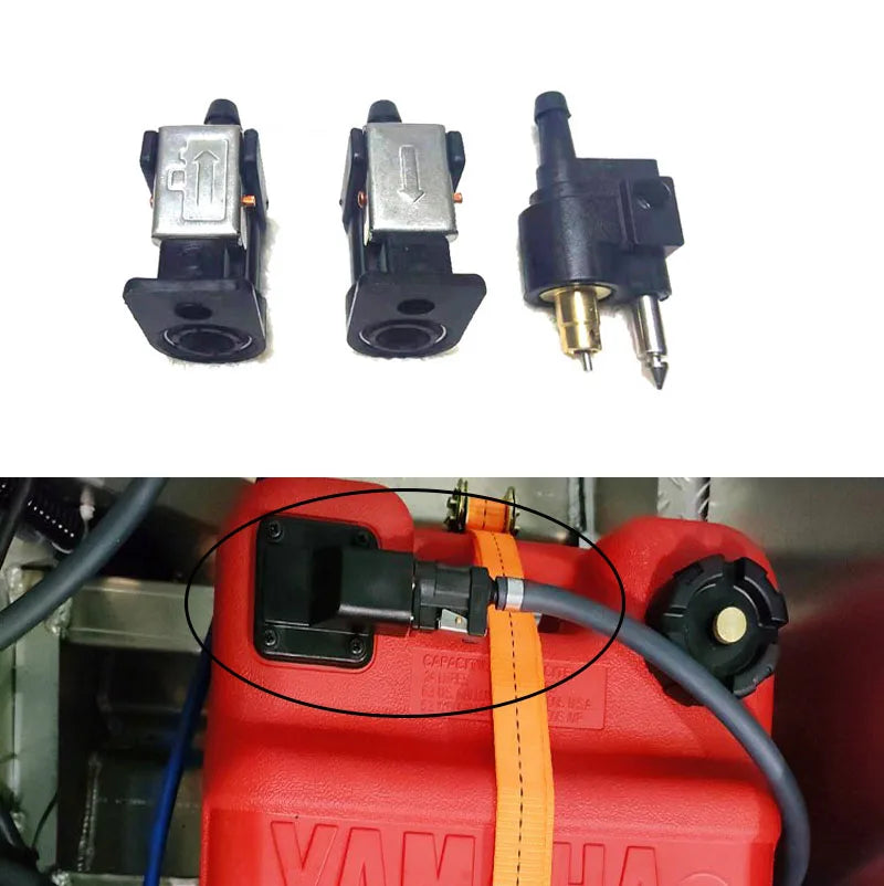 MZTI - Boat Outboard Fuel Hose Fitting Hand Pump - Compatible For Yamaha For Parsun For  Hangkai Fuel Tank Connectors
