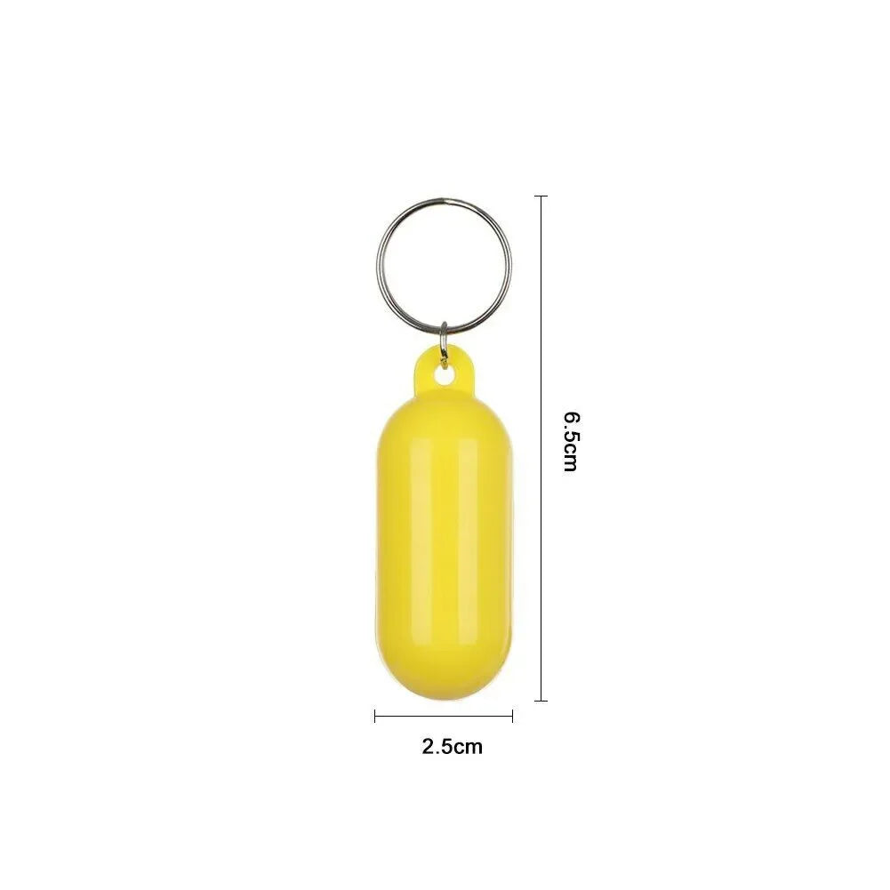2pcs Beach Keychain Boat Oval Hollow Kayak Floating Keyring Fender Buoyant Key Ring Marine Sailing Boat Float Keychain