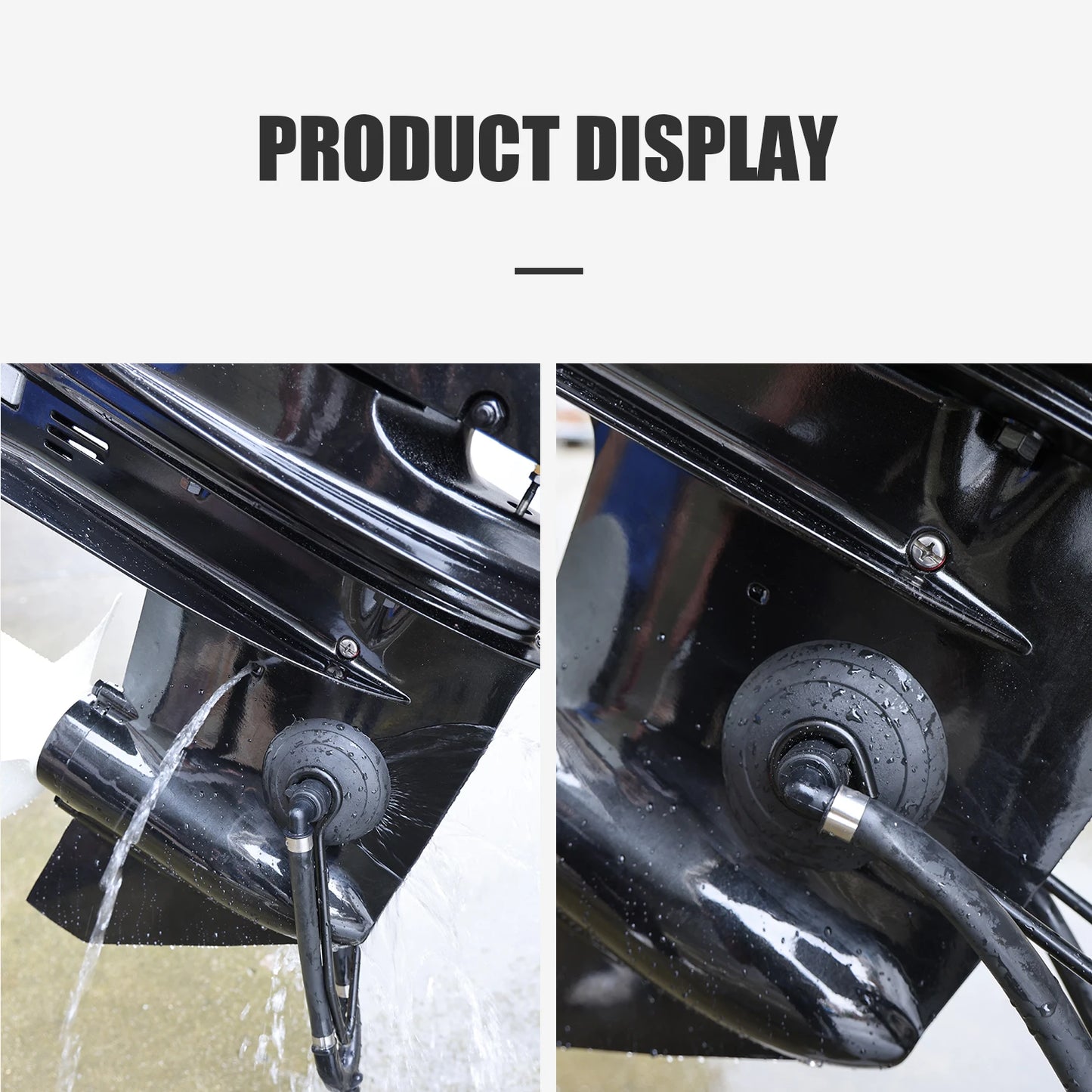 1PCS KOETSU Marine Universal Rectangular Outboard Motor Water Flusher Boat Ear Muff Engine Flusher for Marine Boat