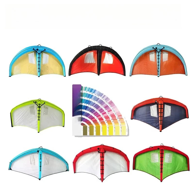 Kite Surfing Double Barrel Inflatable Wing Foil Windsurfing Windsurfing Kite Surfing Kite Surfboard Traction Pad Wing 4m Surfing