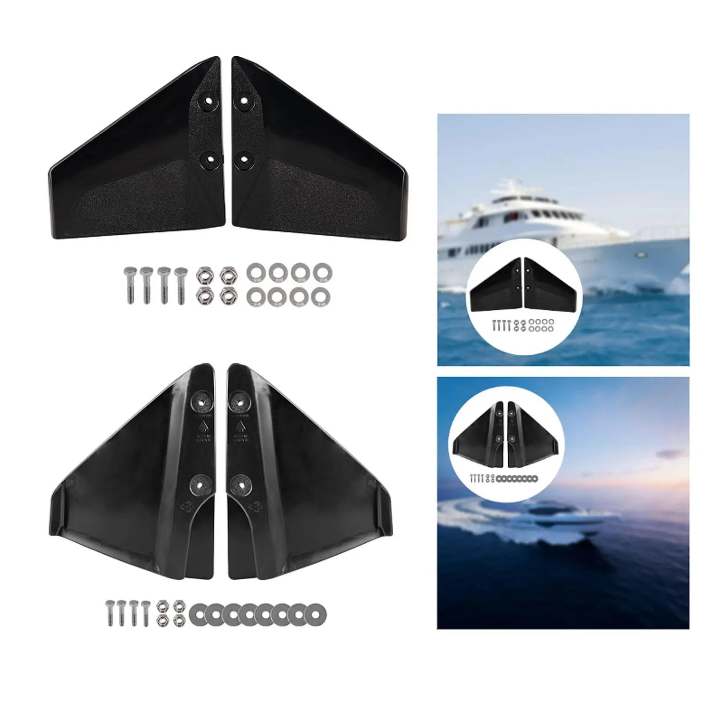 High-Performance Hydrofoil Stabilizer Bolt Nut Hydrofoil Boat Outboard Motors Boat Parts Sports Hydrofoil Stabilizer Molded