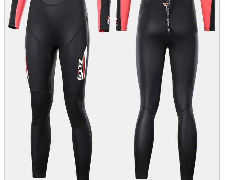 Wetsuit Men Women 3mm Neopreno Surf Suit Kitesurf Winter Swimwear Roupa De Mergulho Swimsuits Rash Guards Scuba Diving Suit