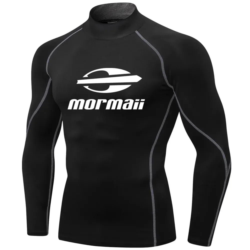 Men Swimsuit Swimming T-shirt Beach UV Protection Swimwear Rash Guard Long Sleeve Surfing Diving Swimsuit Surf T-shirt Rashguard