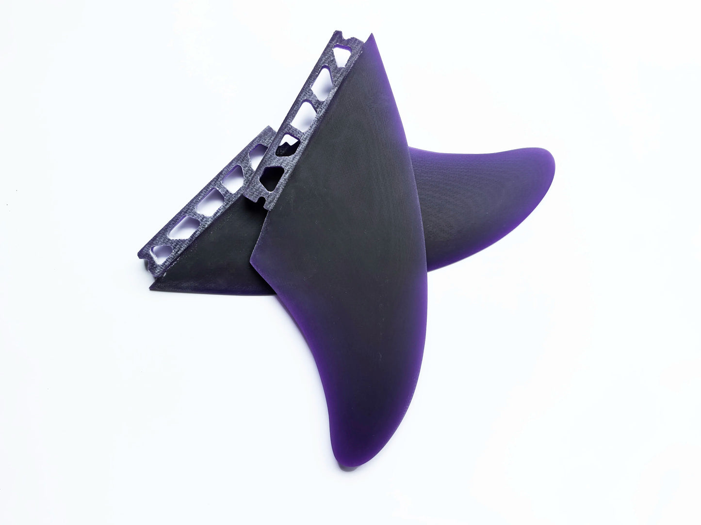 FUTUER / FCS1 +TWIN Surfboard Fins Purple Surfboard Fins Fiberglass Sea Recreation Surfboard Accessories Fins High-Value Surfboa