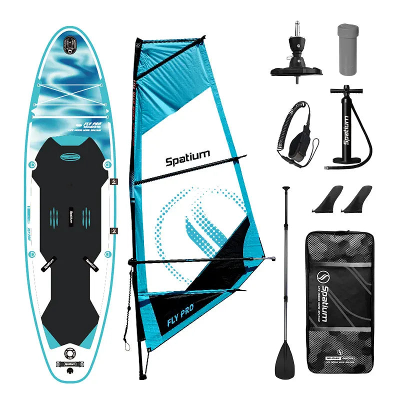 Spatium Inflatable Windsurf Board kite Surfing Supboard Windsurfing Board With Sail For Youth Sup Paddleboard