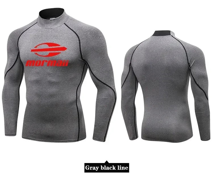 Men Swimsuit Swimming T-shirt Beach UV Protection Swimwear Rash Guard Long Sleeve Surfing Diving Swimsuit Surf T-shirt Rashguard