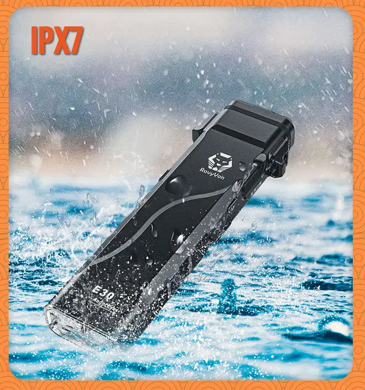 RovyVon Angel Eyes E30 Sleek Flat 2600 Lumens EDC Tactical Flashlight Mini Rechargeable Flashlights Torch Light