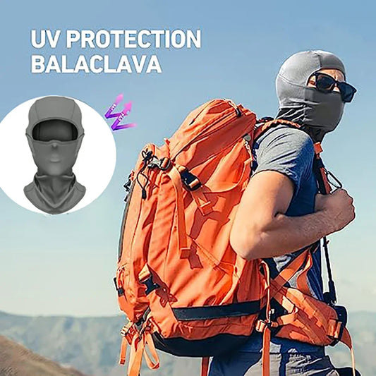 Face Mask UV Protection Windproof Thermal Ice Silk Neck Gaiter for Men Women Outdoor Sports Motorcycle Ski Face Cover Protector